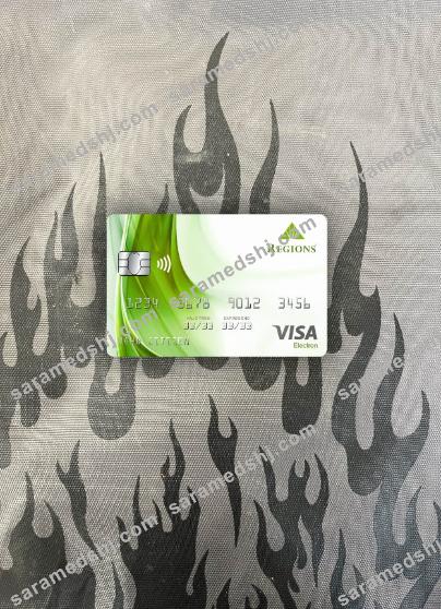 USA Regions bank visa electron card photolook front